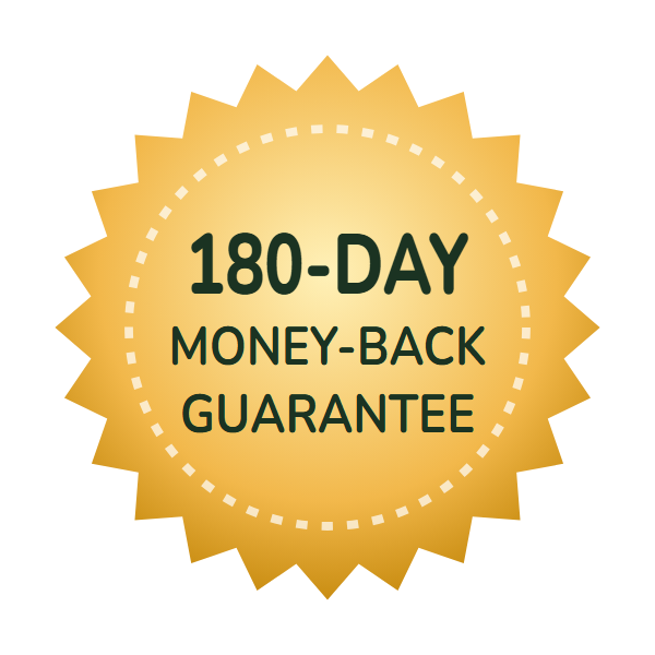 Fast Lean Pro 180-day money-back guarantee seal
